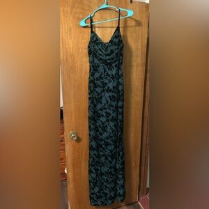 Revelry Emerald Velvet Dress